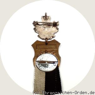 Preußischer Landeskriegerverband Mitgliedsabzeichen für 25 Jahre (1.Form) R&uuml;ckseite