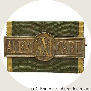 Dienstauszeichnung Schnalle 1.Klasse 1847 Anhalt-Bernburg