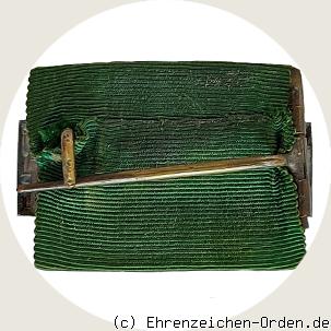 Dienstauszeichnung Schnalle 1.Klasse 1847 Anhalt-Köthen R&uuml;ckseite