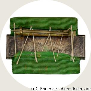 Dienstauszeichnung für 15 Jahre Schnalle 1870 R&uuml;ckseite