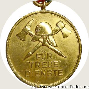 Feuerwehr-Erinnerungszeichen für 50 Jahre R&uuml;ckseite