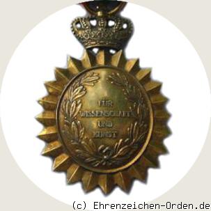 Verdienstorden für Wissenschaft und Kunst  1. Modell 1873 R&uuml;ckseite