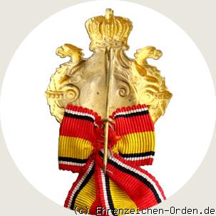 Mitgliedsabzeichen Badischer Militärvereins-Bund R&uuml;ckseite