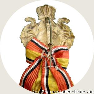 Mitgliedsabzeichen Badischer Militärvereins-Bund für 40 Jahre R&uuml;ckseite