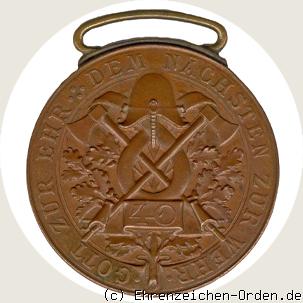 Ehrenzeichen für 40 Jahre in der freiwilligen Feuerwehr