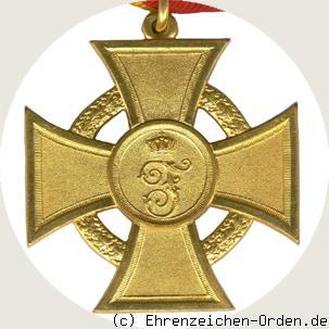 Kreuz für freiwillige Kriegshilfe 1914 mit Eichenkranz R&uuml;ckseite