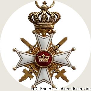 Orden Berthold des Ersten Ritterkreuz mit Schwertern R&uuml;ckseite