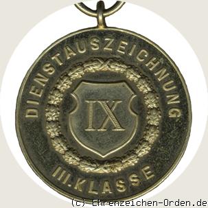 Dienstauszeichnung 3.Klasse 1913 R&uuml;ckseite