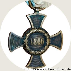 Feldzugs-Denkzeichen 1866 R&uuml;ckseite