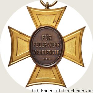 Feuerwehr-Verdienstkreuz 1928 R&uuml;ckseite