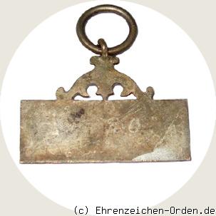 Landwehr-Dienstauszeichnung 2.Klasse 1.Form (Schnallendekoration) R&uuml;ckseite