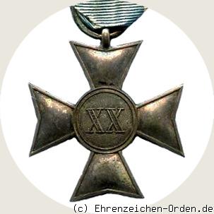 Landwehr-Dienstauszeichnung 1. Klasse R&uuml;ckseite