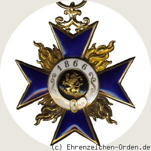 Militär-Verdienstorden Ritterkreuz 1. Klasse / Kreuz 3.Klasse R&uuml;ckseite