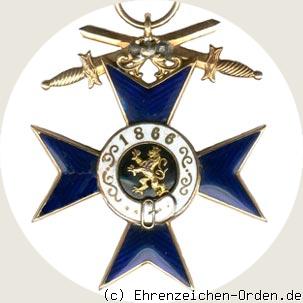 Militär-Verdienstorden Ritterkreuz 2.Klasse mit Schwertern R&uuml;ckseite