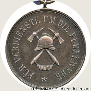 Ehrenzeichen für Verdienste um die Feuerwehr R&uuml;ckseite