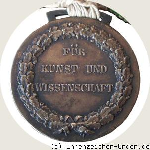 Goldene Verdienstmedaille für Kunst und Wissenschaft 1905 R&uuml;ckseite