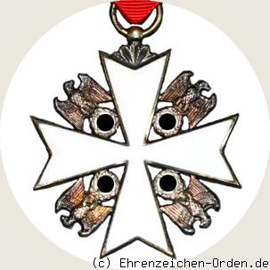Deutscher Adlerorden Kreuz 5. Klasse R&uuml;ckseite
