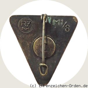 Deutsches Frauenwerk Mitgliedsabzeichen R&uuml;ckseite