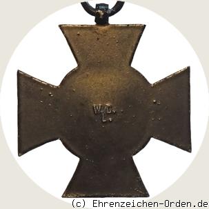 Ehrenkreuz des 1.Weltkrieges  Hinterbliebenenkreuz R&uuml;ckseite