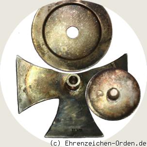 Eisernes Kreuz 1.Klasse 1914 an Schraubscheibe R&uuml;ckseite