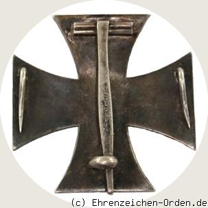 Eisernes Kreuz 1.Klasse 1914 mit seitlichen Zusatzhaken R&uuml;ckseite
