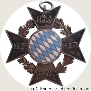 Feuerwehr-Ehrenkreuz des Kreisfeuerwehr-Verbandes Pfalz R&uuml;ckseite