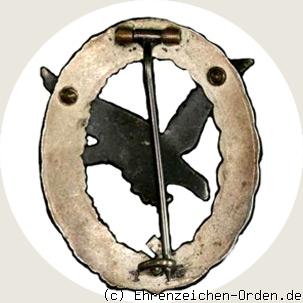 Fliegerschützenabzeichen ohne Blitzbündel R&uuml;ckseite