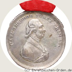 Silberne Ehren-Medaille 1. Form Carl Theodor Fürst Primas