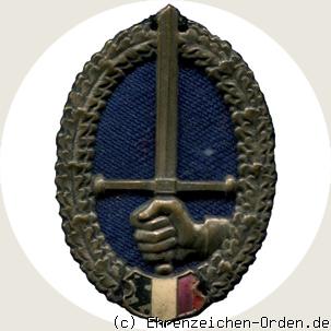 Ärmelabzeichen der Stoßtruppe der Baltischen Landeswehr