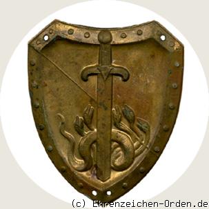 Abzeichen des Selbstschutzes Oberschlesien S.S.O.S. R&uuml;ckseite