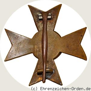 Beuthener Ehrenkreuz / Kompanie-Abzeichen 1. Klasse R&uuml;ckseite