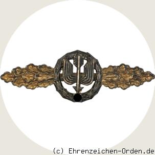 Frontflugspange für Fern-Nachtjäger in Gold