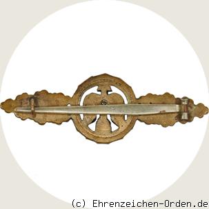 Frontflugspange für Nah-Nachtjäger in Gold R&uuml;ckseite