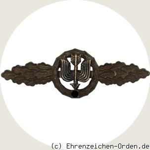 Frontflugspange für Zerstörer in Bronze