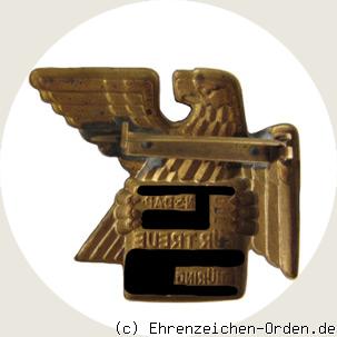 Traditions-Gauabzeichen Thüringen in Bronze R&uuml;ckseite