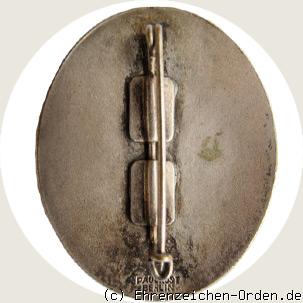 Traditions-Gauabzeichen Danzig-Westpreußen R&uuml;ckseite