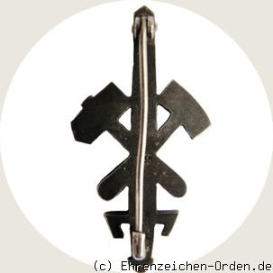 Gau-Traditionsabzeichen Essen in Silber R&uuml;ckseite