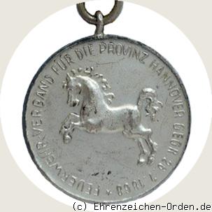 Ehrenzeichen für Mitglieder der Feuerwehr Provinz Hannover 1934 R&uuml;ckseite
