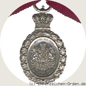 Erinnerungsmedaille an die Feier des 81. Geburtstages der Königin Marie von Hannover R&uuml;ckseite