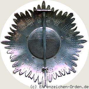 Guelphenorden Bruststern zum Grosskreuz mit Schwertern R&uuml;ckseite