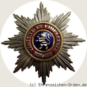 Hausorden vom Goldenen Löwen Bruststern zum Großkreuz