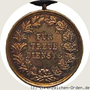 Goldene Verdienstmedaille des Ludewigsordens 1894 – Für treue Dienste R&uuml;ckseite
