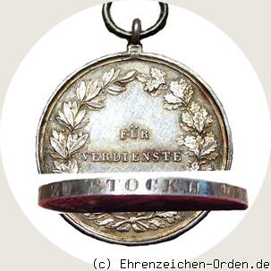Silberne Medaille des Ludewigs-Ordens 1859 mit Randinschrift R&uuml;ckseite