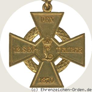 Militär-Verdienstkreuz 1870/71 R&uuml;ckseite