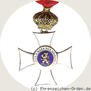 Orden Philipps des Großmütigen Ritterkreuz 1.Klasse mit Krone R&uuml;ckseite