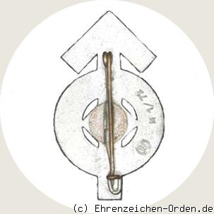 Hitlerjugend Leistungsabzeichen in Silber (3. Stufe) R&uuml;ckseite
