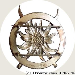 Hitlerjugend Ski-Führerabzeichen R&uuml;ckseite