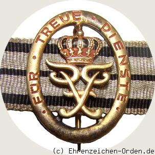 Dienstalter-Brosche in Gold