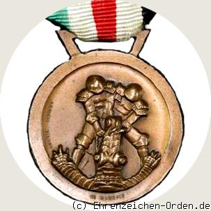 Italienisch-deutsche Feldzugsmedaille für Afrika R&uuml;ckseite