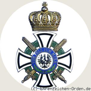 Königlicher Hausorden von Hohenzollern  Kreuz der Ritter mit Schwertern